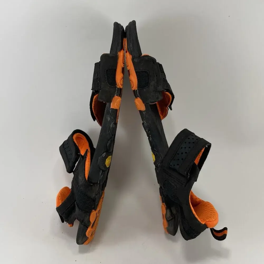 New Balance Minimus Trail M43031 Black Sandals Mens Size 8 Black/Orange Vibram